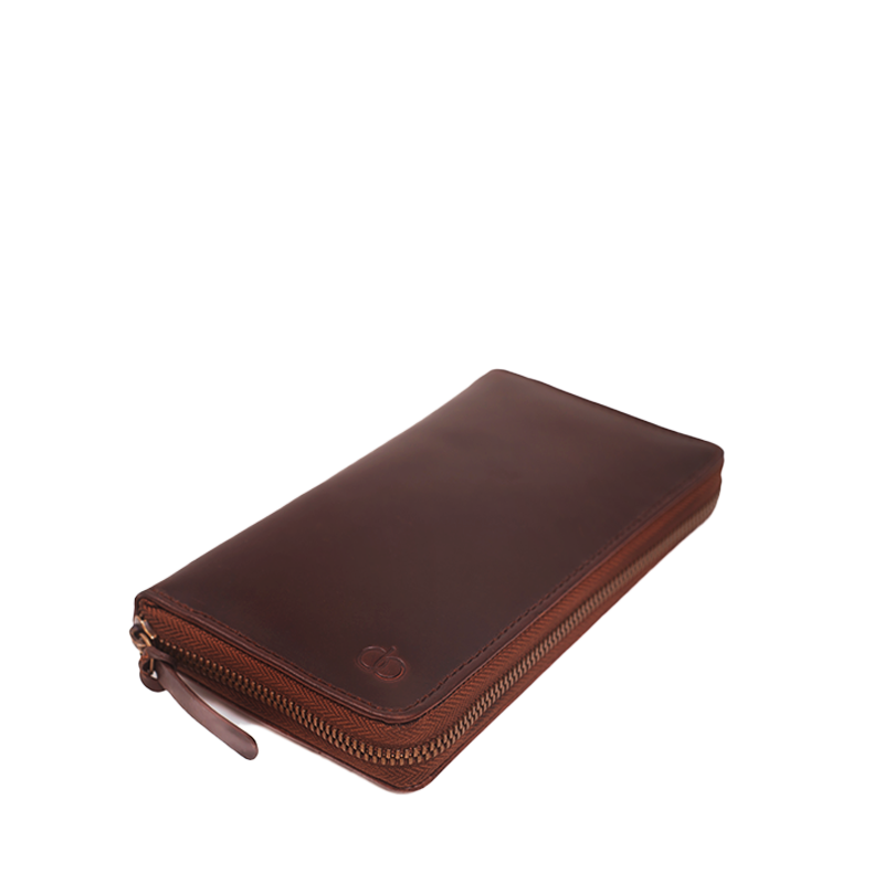 Leather Wallet for Men in Crazy Brown, Coach by Obi Pelle