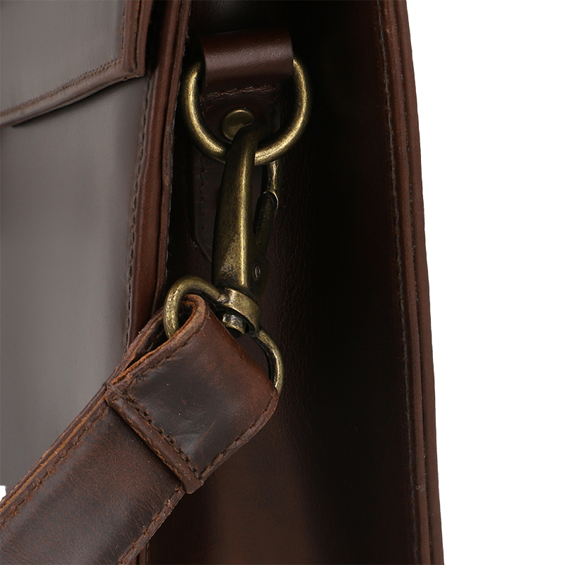 Leather Messenger Bag for Men in Crazy Brown, Oscar by Obi Pelle#Color_Crazy Brown