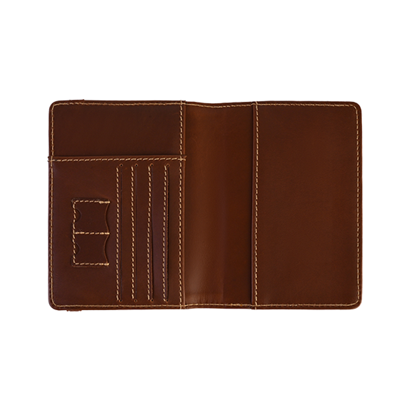 Leather Travel Accessory for Men in Geneva Brown, Agent by Obi Pelle