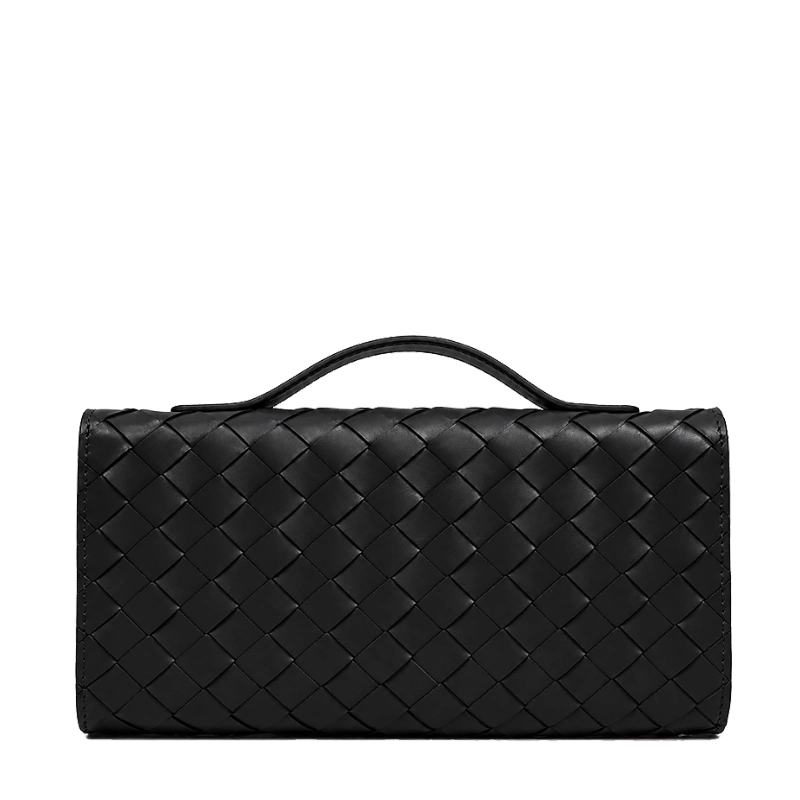 Leather Clutch for Women, Noir by Obi Pelle