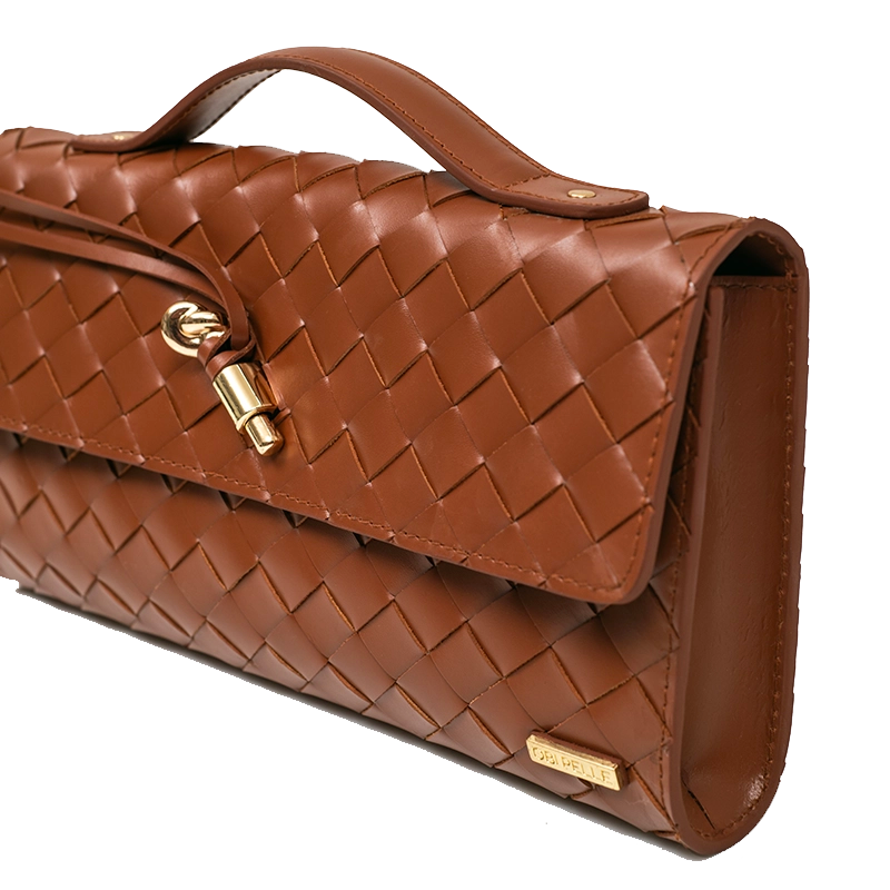 Leather Clutch for Women, Noir by Obi Pelle