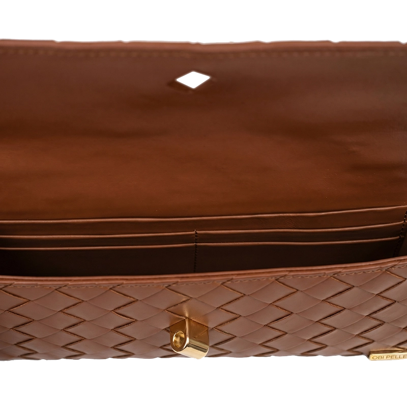 Leather Clutch for Women, Noir by Obi Pelle