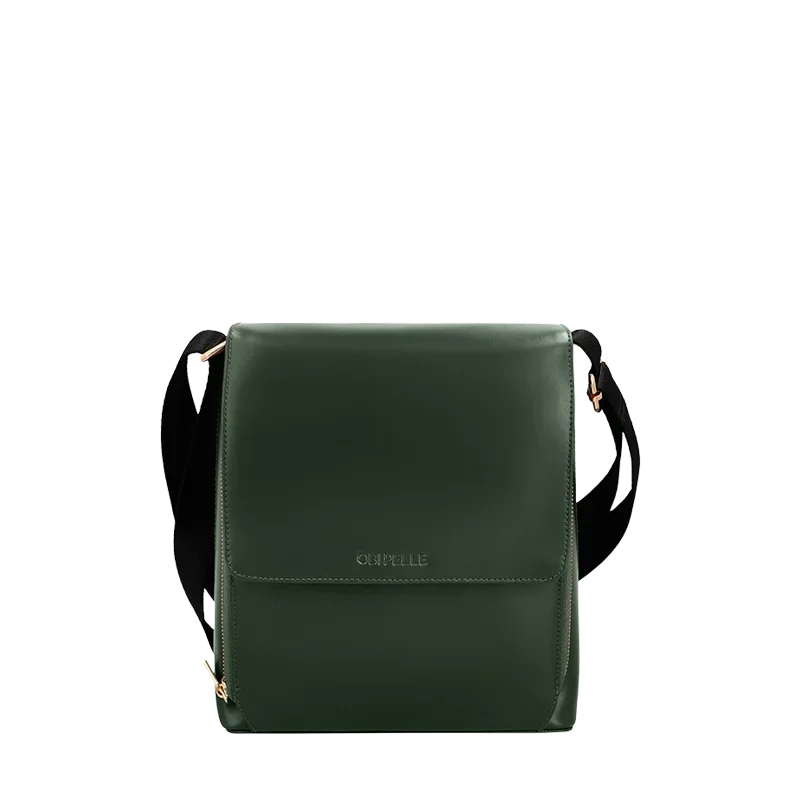 Leather Crossbody Bag for Women in Delta Green, Berlin by Obi Pelle