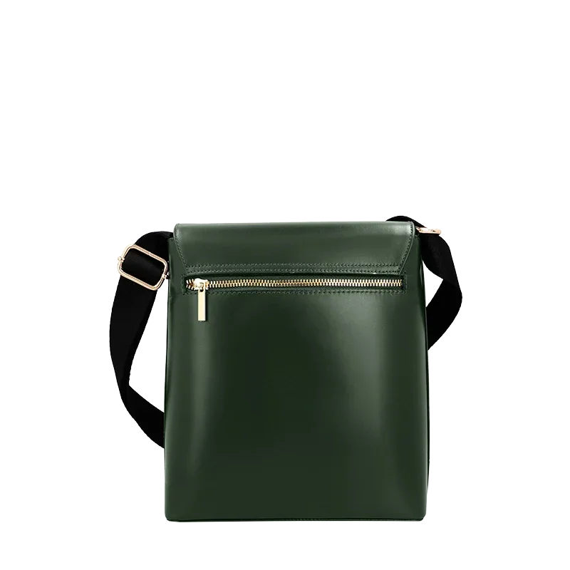 Leather Crossbody Bag for Women in Delta Green, Berlin by Obi Pelle