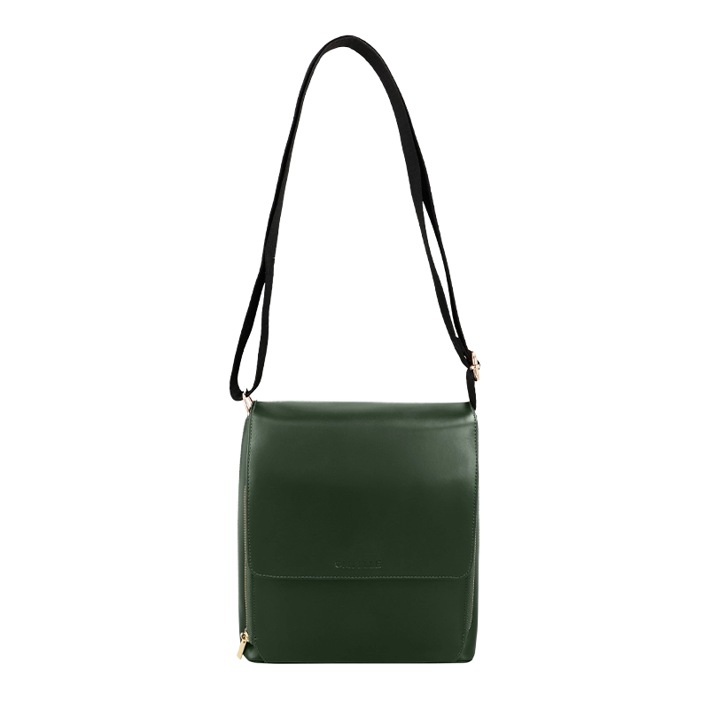 Leather Crossbody Bag for Women in Delta Green, Berlin by Obi Pelle
