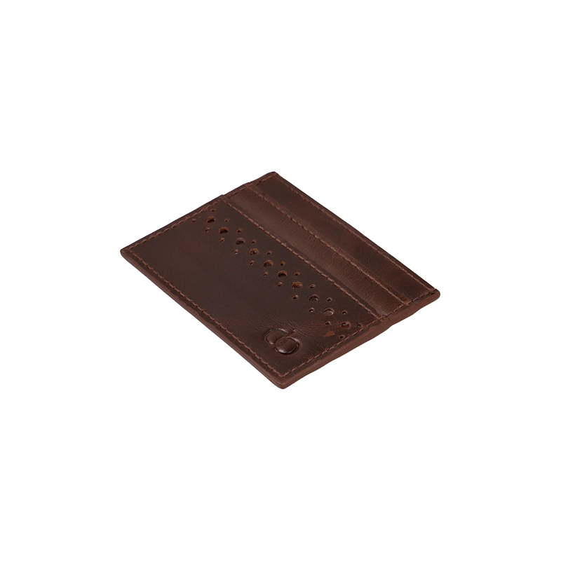 Leather Cardholder for Men in Crazy Brown, Felix by Obi Pelle