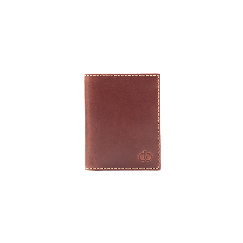 Leather Wallet for Men in Geneva Brown, Rio by Obi Pelle