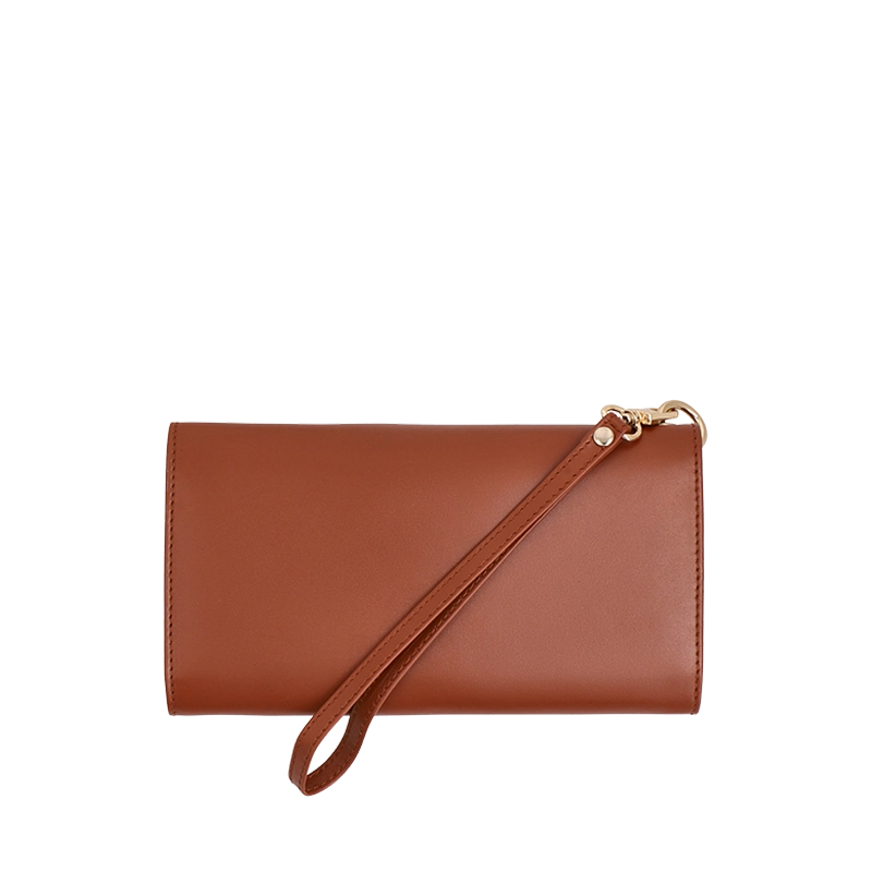 Leather Clutch for Women in Delta Tan, Rome by Obi Pelle