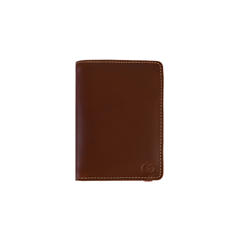 Leather Travel Accessory for Men in Geneva Brown, Agent by Obi Pelle