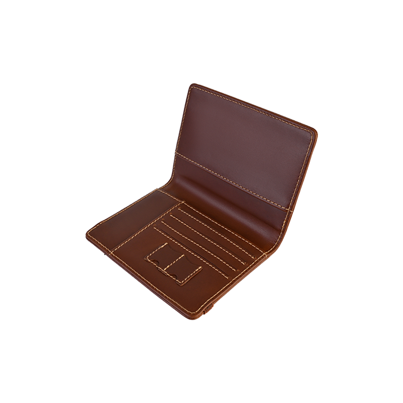Leather Travel Accessory for Men in Geneva Brown, Agent by Obi Pelle