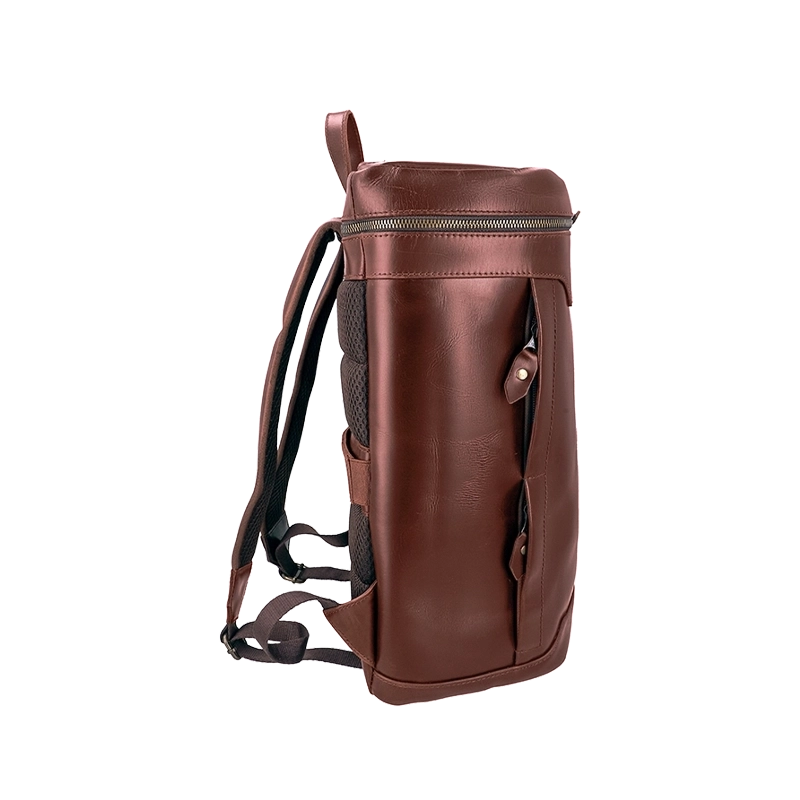 Leather Backpack for Men in Crazy Brown, Maverick by Obi Pelle#Color_Crazy Brown