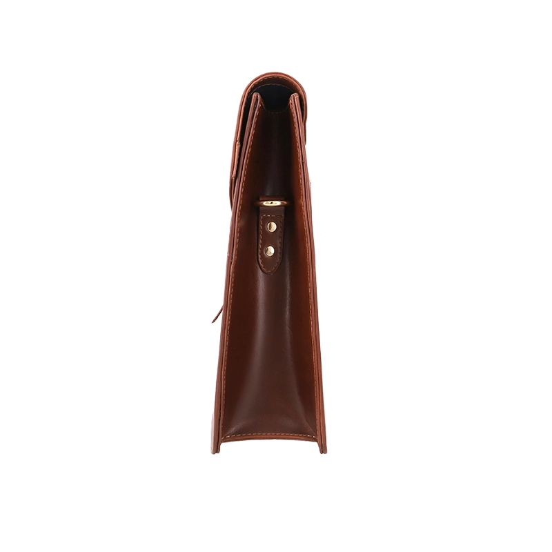 Leather Messenger Bag for Men in Geneva Brown, Oscar by Obi Pelle#Color_Geneva Brown