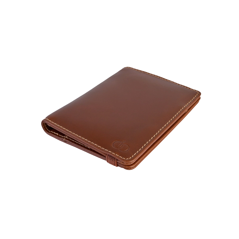 Leather Travel Accessory for Men in Geneva Brown, Agent by Obi Pelle#Color_Geneva Brown