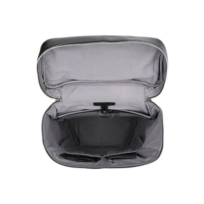 Leather Backpack for Men in Midnight Black, Maverick by Obi Pelle
