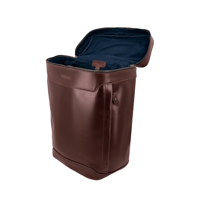 Leather Backpack for Men in Crazy Brown, Maverick by Obi Pelle#Color_Crazy Brown
