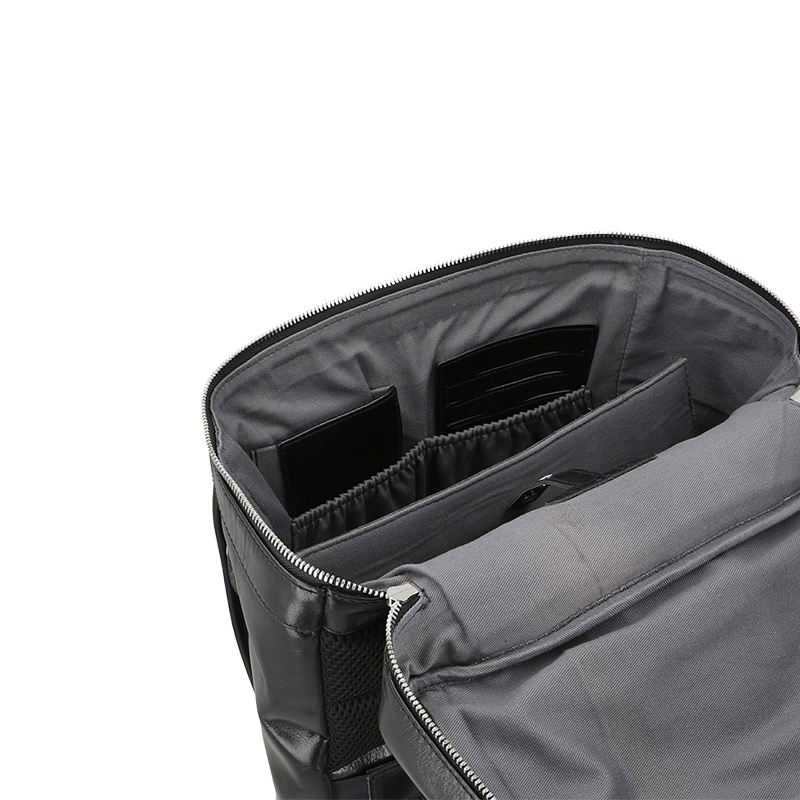 Leather Backpack for Men in Midnight Black, Maverick by Obi Pelle