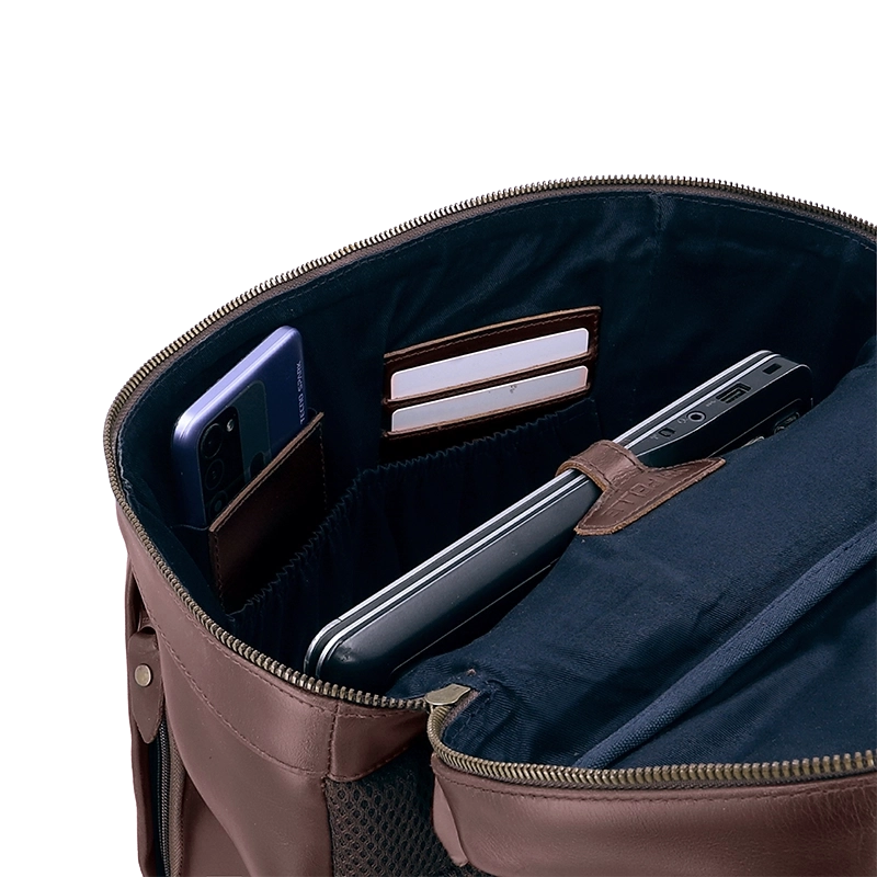 Leather Backpack for Men in Crazy Brown, Maverick by Obi Pelle#Color_Crazy Brown