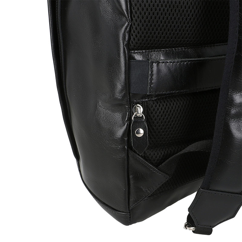Leather Backpack for Men in Midnight Black, Maverick by Obi Pelle