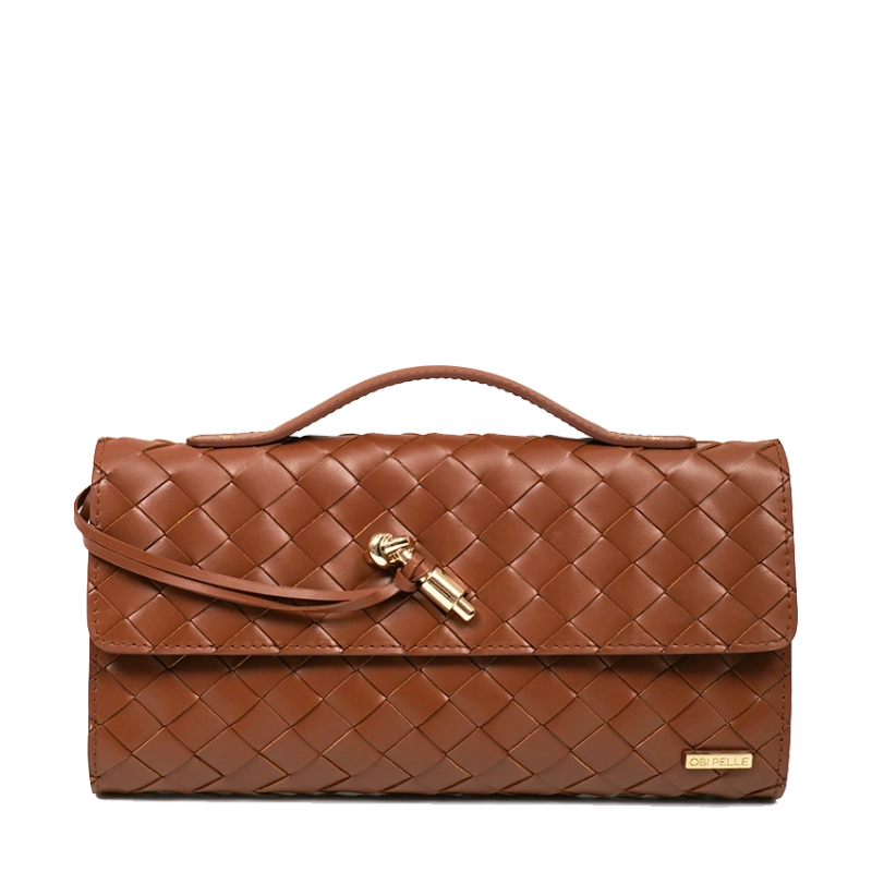 Leather Clutch for Women, Noir by Obi Pelle