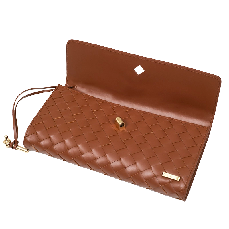 Leather Clutch for Women, Noir by Obi Pelle