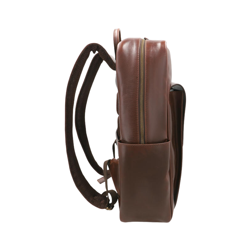 Leather Backpack for Men in Crazy Brown, Specter by Obi Pelle