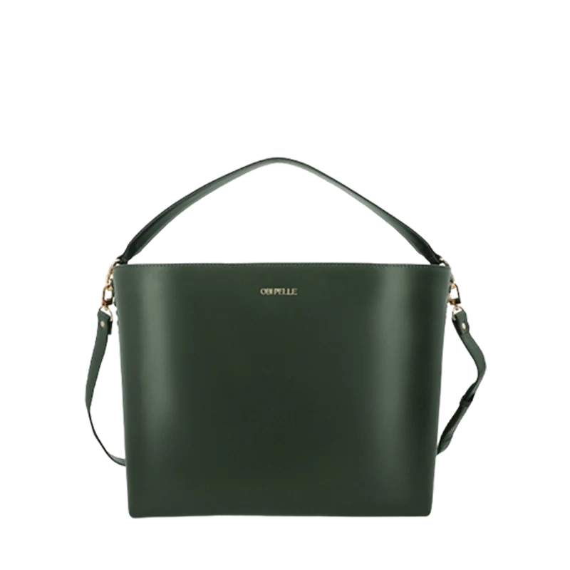 Leather Tote Bag for Women in Delta Green, Diana by Obi Pelle