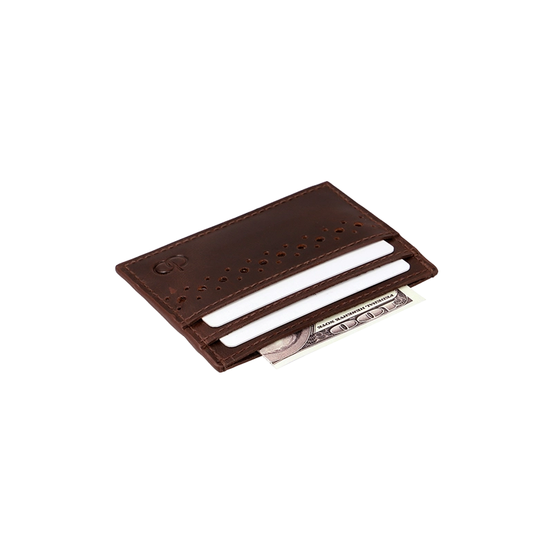 Leather Cardholder for Men in Crazy Brown, Felix by Obi Pelle