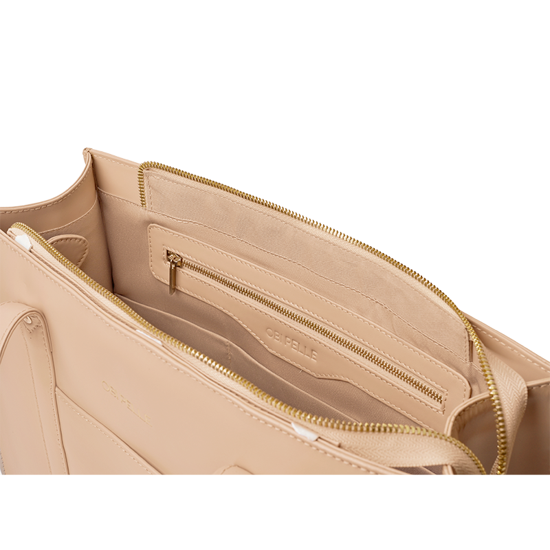 Leather Tote Bag for Women in Delta Pink, Kate by Obi Pelle