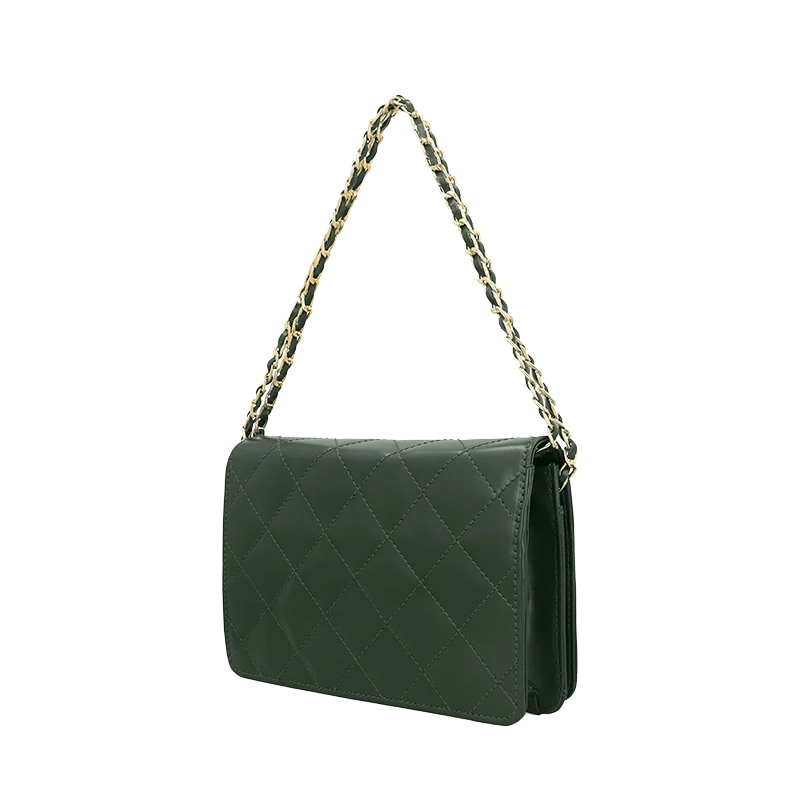 Leather Clutch for Women in Delta Green, Louis by Obi Pelle