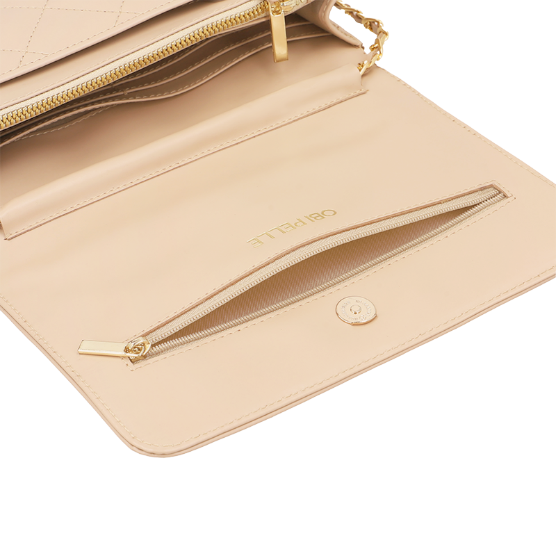 Leather Clutch for Women in Delta Pink, Louis by Obi Pelle