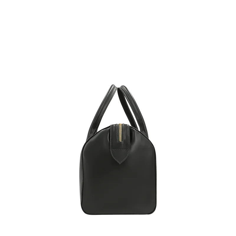Leather Handbag for Women in Delta Black, Lyon by Obi Pelle