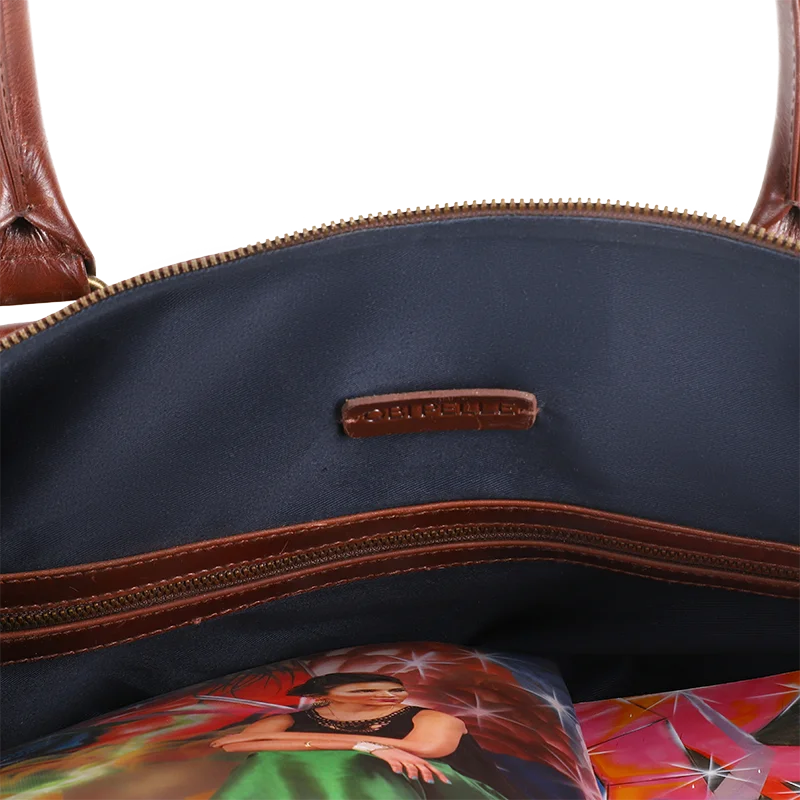 Leather Weekender Bag for Men in Crazy Brown, Milano by Obi Pelle