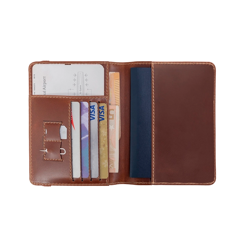 Leather Travel Accessory for Men in Geneva Brown, Agent by Obi Pelle#Color_Geneva Brown
