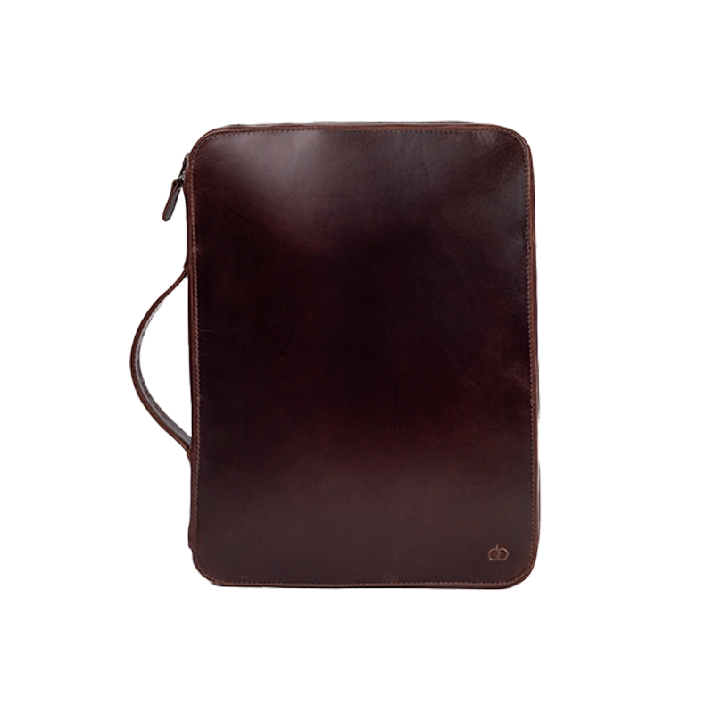 Leather Tech Organizer for Men in Crazy Brown, Porter by Obi Pelle