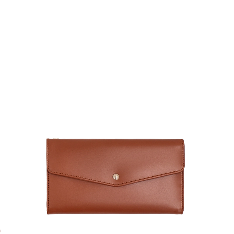 Leather Clutch for Women in Delta Tan, Rome by Obi Pelle