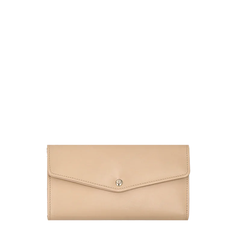Leather Clutch for Women in Delta Pink, Rome by Obi Pelle