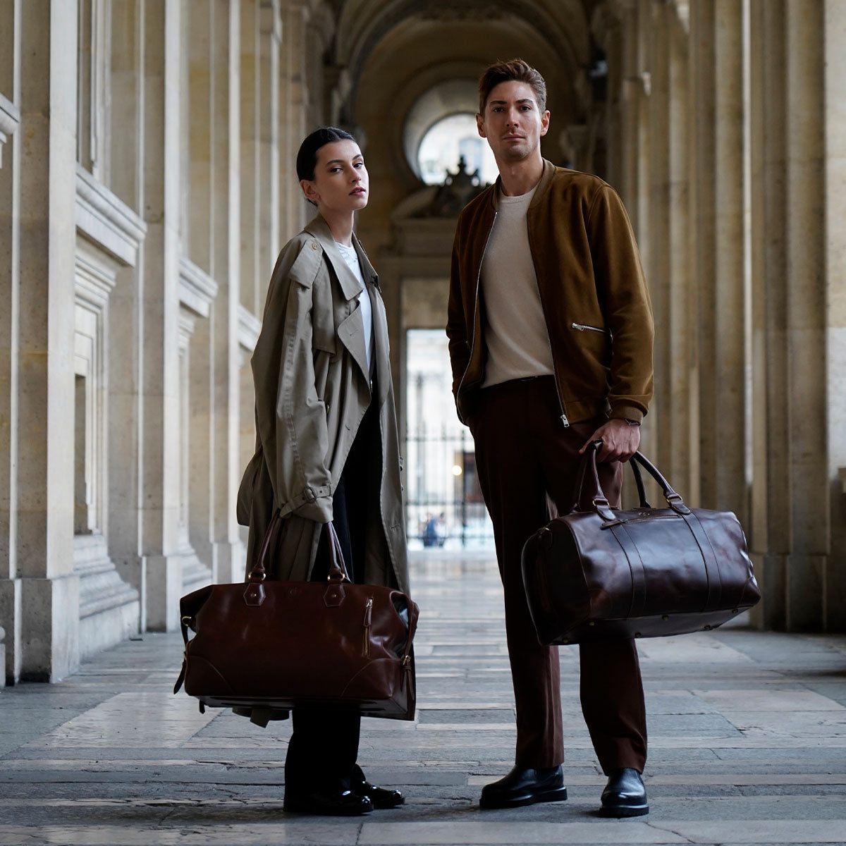 Shop the look, Obi Pelle Harber and Milano leather bags styled together