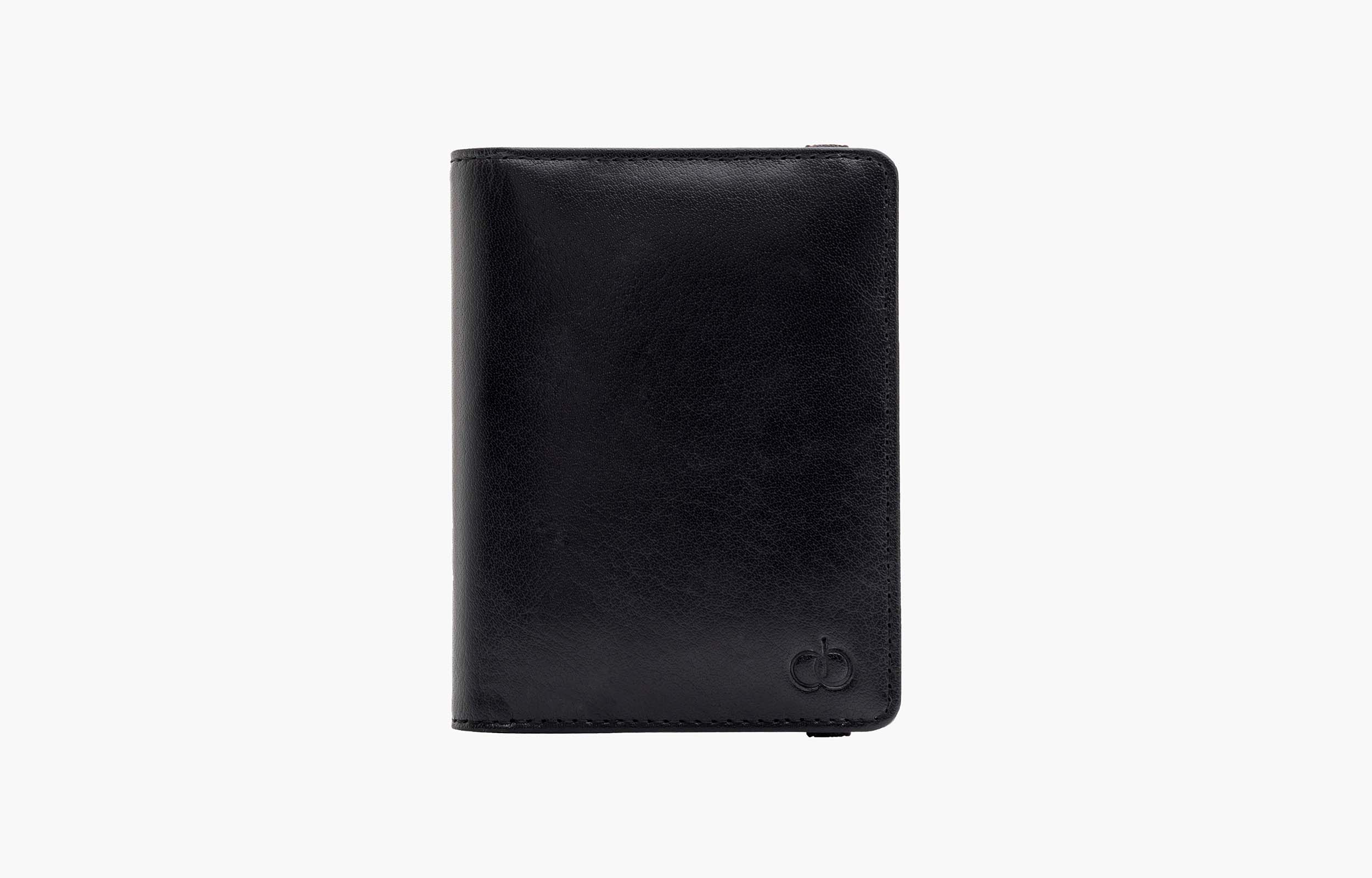 Agent Midnight Black Leather Card Holder UK 1
