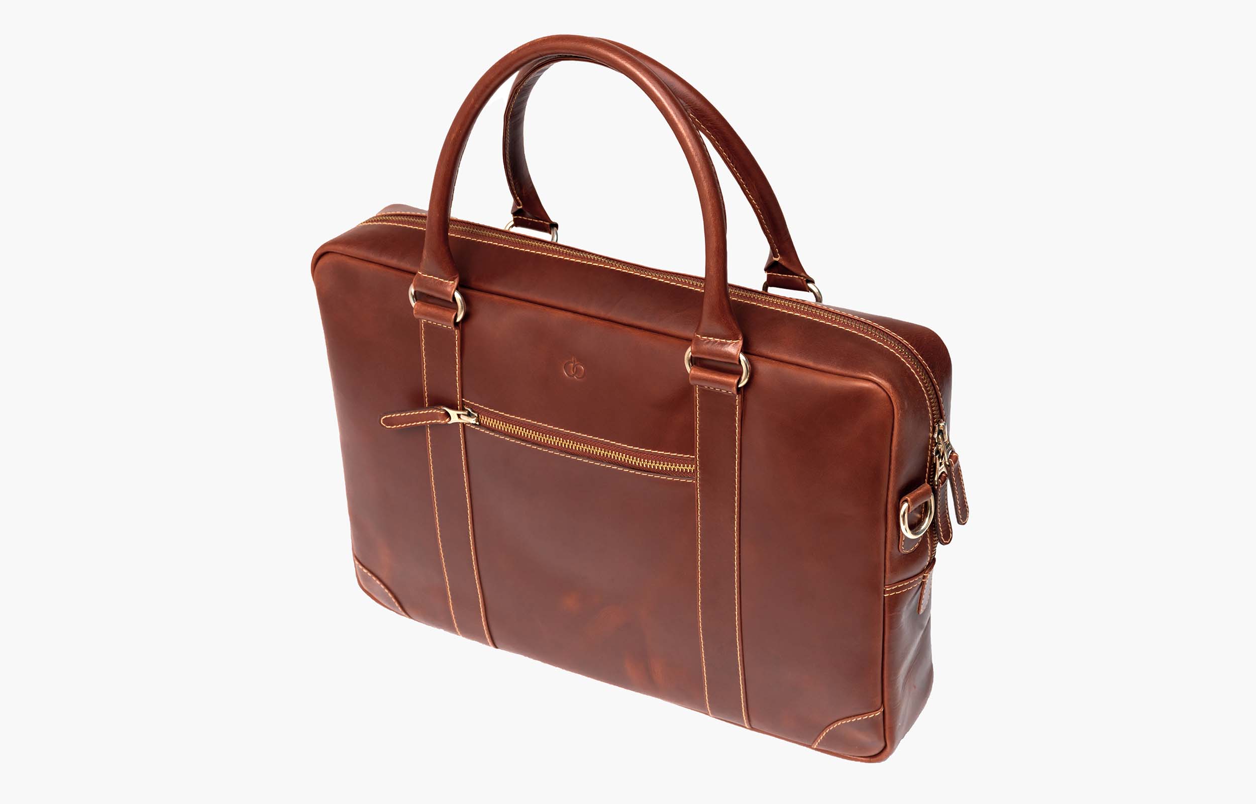 Ambassador Geneva Brown Leather Bags UK 5