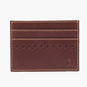 Felix Geneva Brown Leather Card Holder UK 1