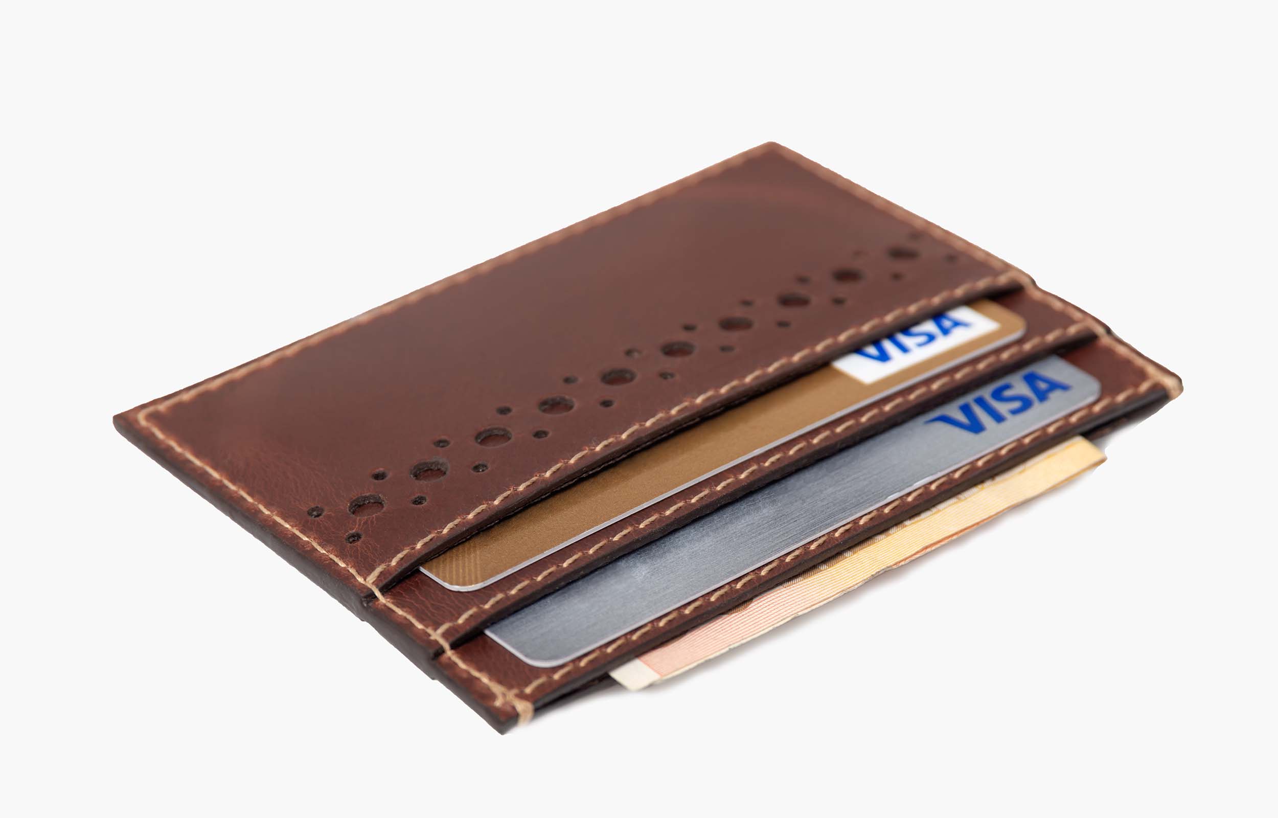 Felix Geneva Brown Leather Card Holder UK 4