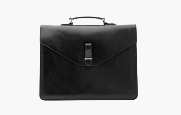 Oscar Midnight Black Leather Bag Online 1