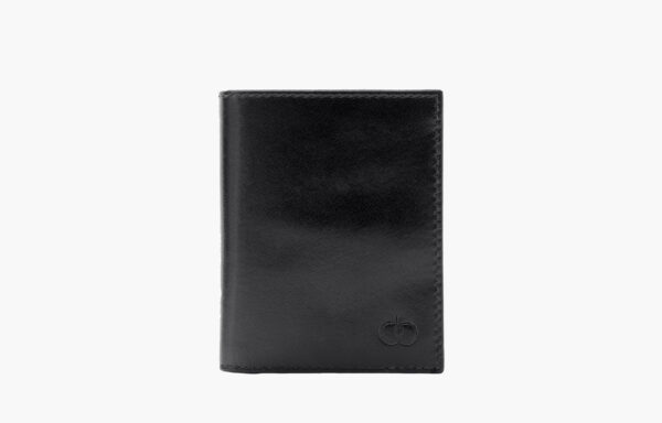 Rio Midnight Black Leather Card Holder UK 1