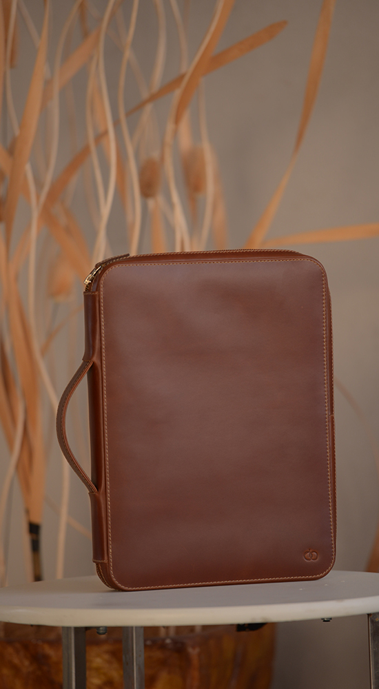 Porter Geneva Brown Leather Bag UK
