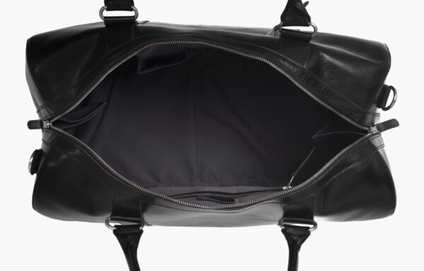 Harber Midnight Black Leather Bag 1