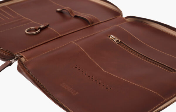Porter Geneva Brown Leather Bag UK 6