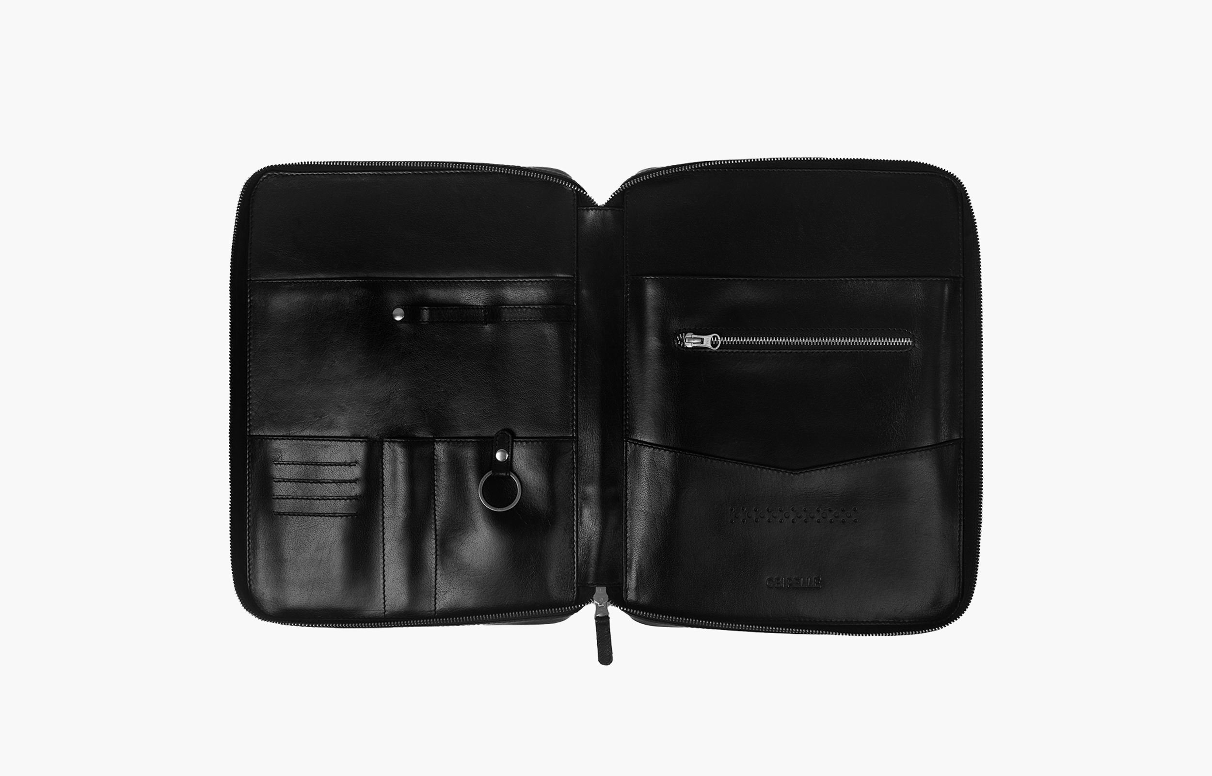 Porter Midnight Black Leather Bags Online 9