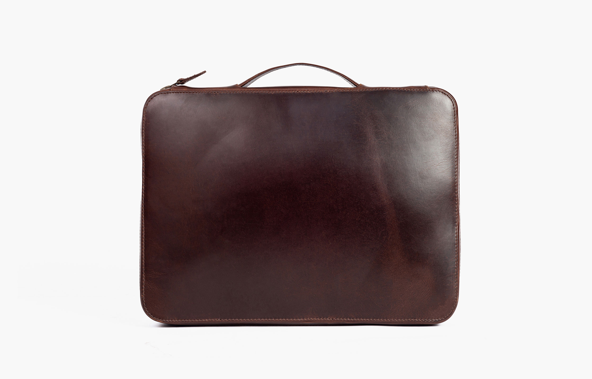 Porter Crazy Brown Leather Bag UK 1